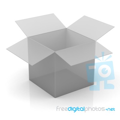 Transparent Box Stock Image