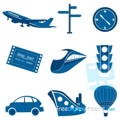Transportation Icon Stock Image