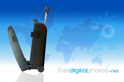 Travel Suitcase.  Stock Image