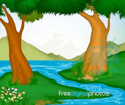 Tree And Nature Background Stock Image
