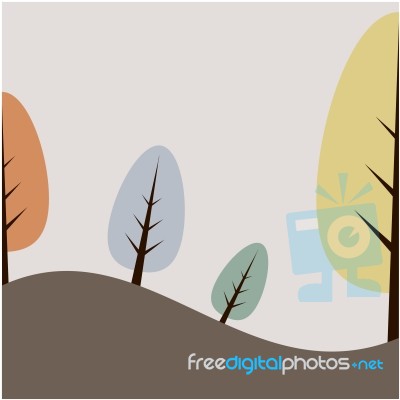 Tree Background Illustration Stock Image