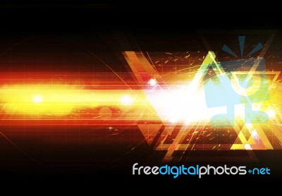 Triangle Abstract Background Illustration Stock Image