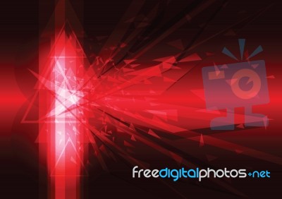 Triangle Abstract Shape Stock Image