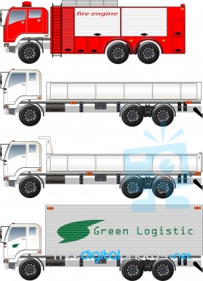 Truck Graphic Stock Image