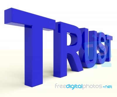 Trust As Symbol For Faith Stock Image