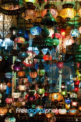 Turkish Lanterns Stock Photo