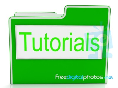 Tutorials File Means Correspondence Organize And Studying Stock Image