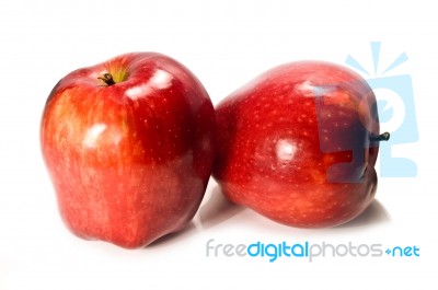 Two Apples Stock Photo