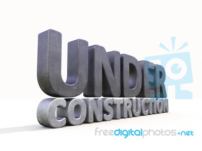 Under Construction Stock Image