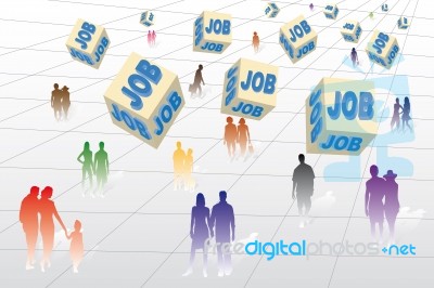 Unemployment, Employment And Work Stock Image