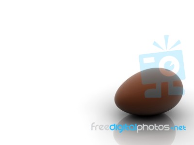 Uovo Di Cioccolata Stock Image