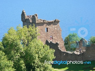 Urquhart Castle Stock Photo