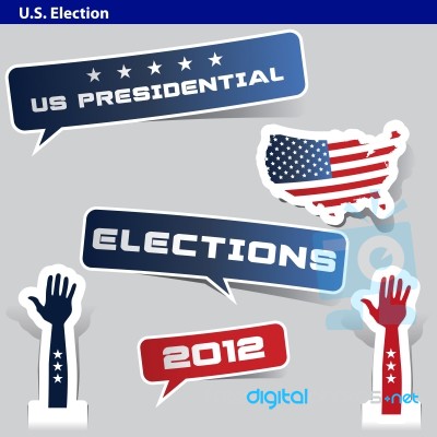 US Presidential Election Stock Image