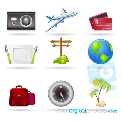 Vacation Icon Stock Image