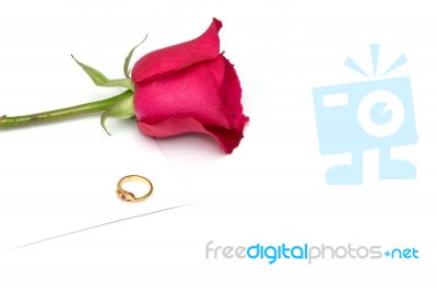 Valentine And Engagement Stock Photo
