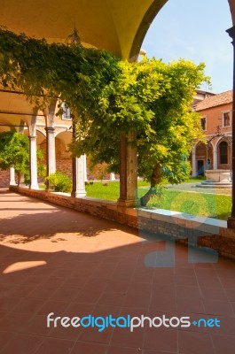 Venice Italy Scuola Dei Carmini Stock Photo