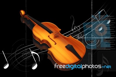 Violin Stock Image