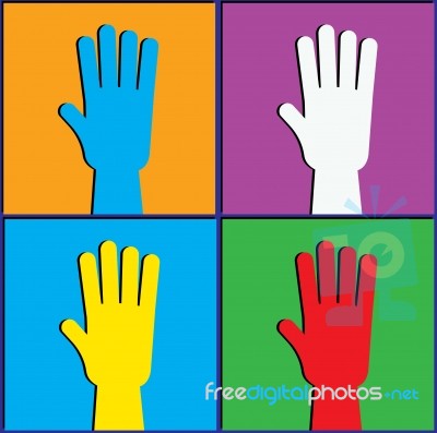 Vote By Hand Stock Image