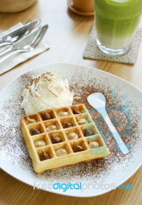 Waffle Stock Photo