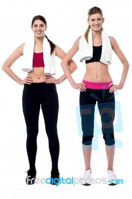 We Are Fit, Are You? Stock Photo