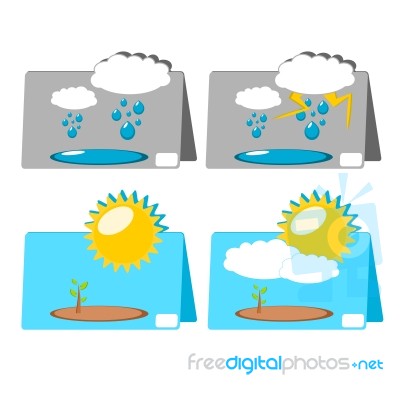 Weather Paper Concept Stock Image