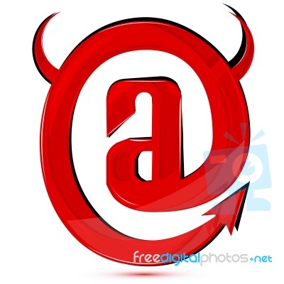 Web Icon With E Mail Symbol Stock Image