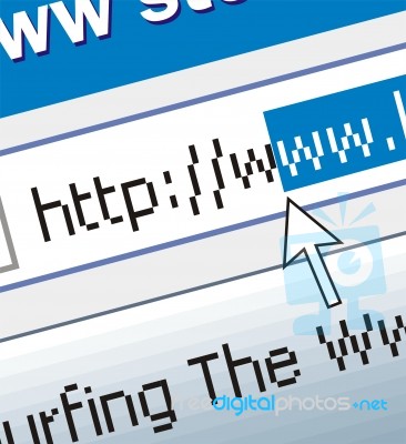 Web Surfing Stock Image