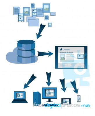 Website Database Symbols Stock Image - Royalty Free Image ...