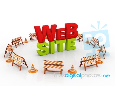 Website Under Construction Stock Image