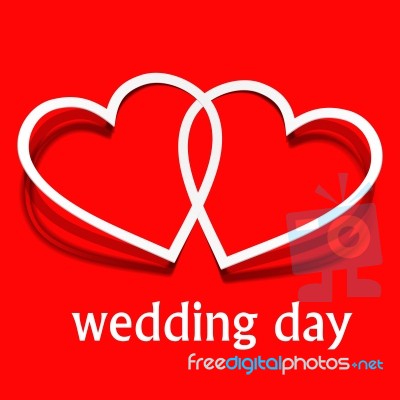 Wedding Card Stock Image