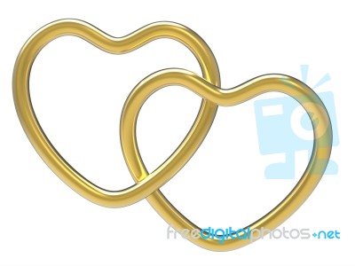 Wedding Rings Indicates Valentine Day And Eternity Stock Image