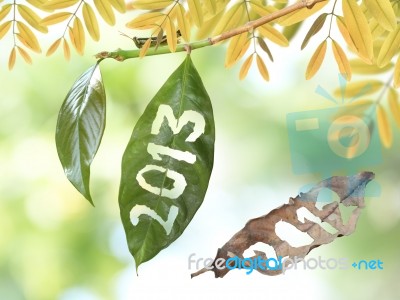 Welcome To 2013 Stock Photo