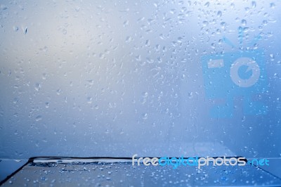 Wet Glass Cool Summer Stock Photo