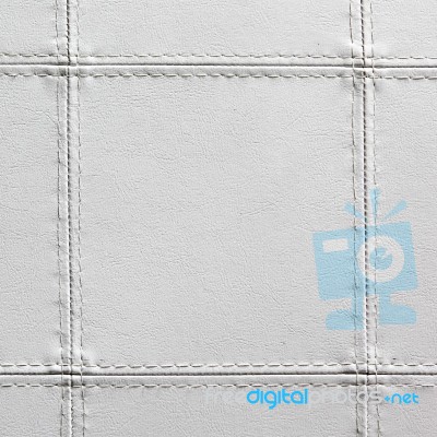 White Leather Texture Stock Photo