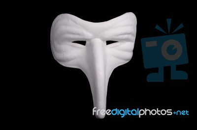 White Mask Stock Photo