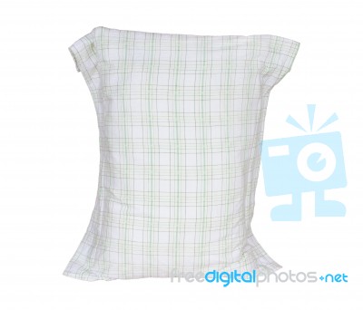 White Pillow Stock Photo