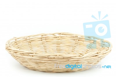 Wicker Basket  Stock Photo