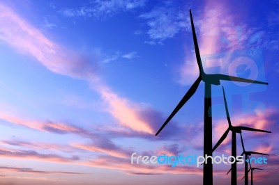 Wind Turbine Stock Photo