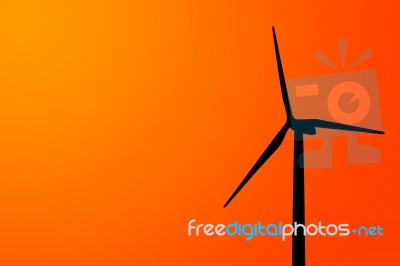 Wind Turbine Generator Stock Photo