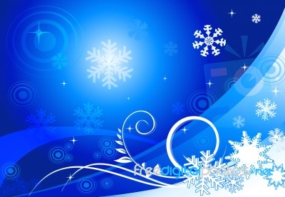 Winter Background Stock Image