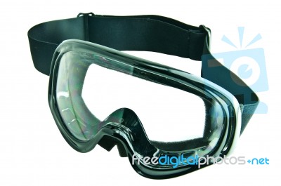Winter Sport Glasses Stock Photo