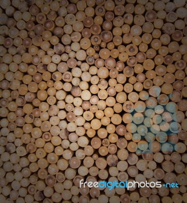 Wood Logs Background Stock Photo