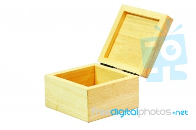 Wooden Box  Stock Photo