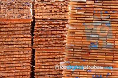 Wooden Pallets Stock Photo