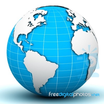 World Map Stock Image