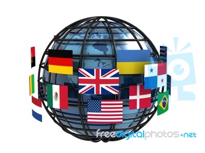 Worldwide Communication Concept Stock Image