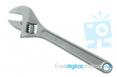 Wrench Isolated On White Stock Photo