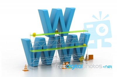Www Under Construction Stock Image