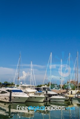 Yacht Marina Stock Photo