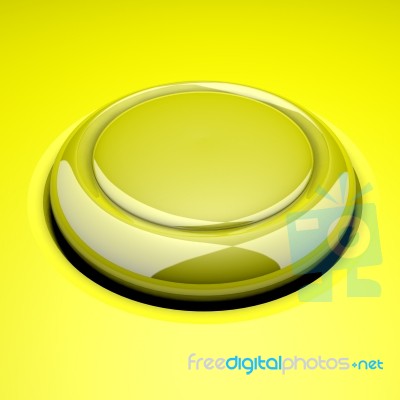 Yellow Button Stock Image